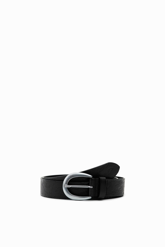 BELT_LOGO ONDAS 2000 NEGRO