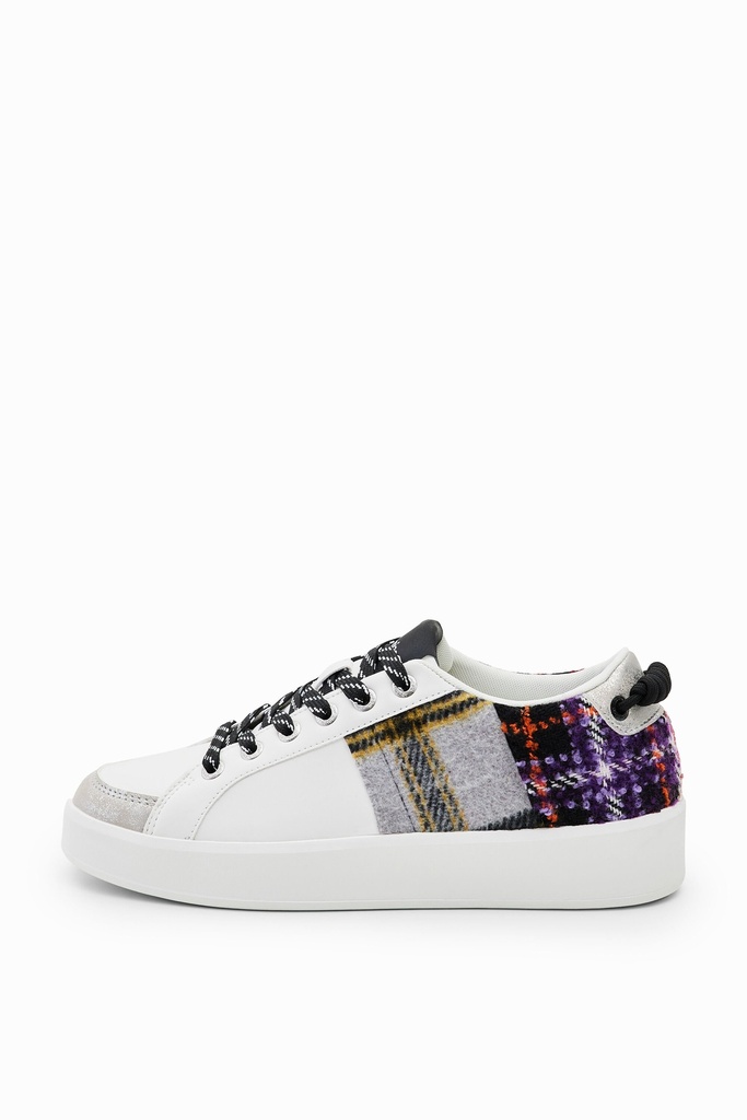 SHOES_FANCY_TARTAN 1000 BLANCO