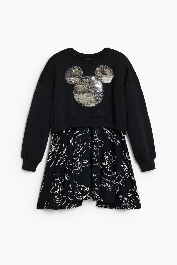 VEST_MICKEY SEQUINS 2000 NEGRO