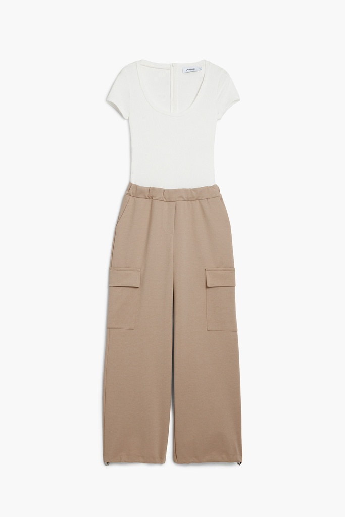 JUMPSUIT_SLOW 6007 BEIGE SAFARI
