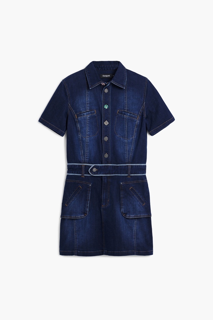 VEST_DENIM_TOM 5008 DENIM DARK BLUE