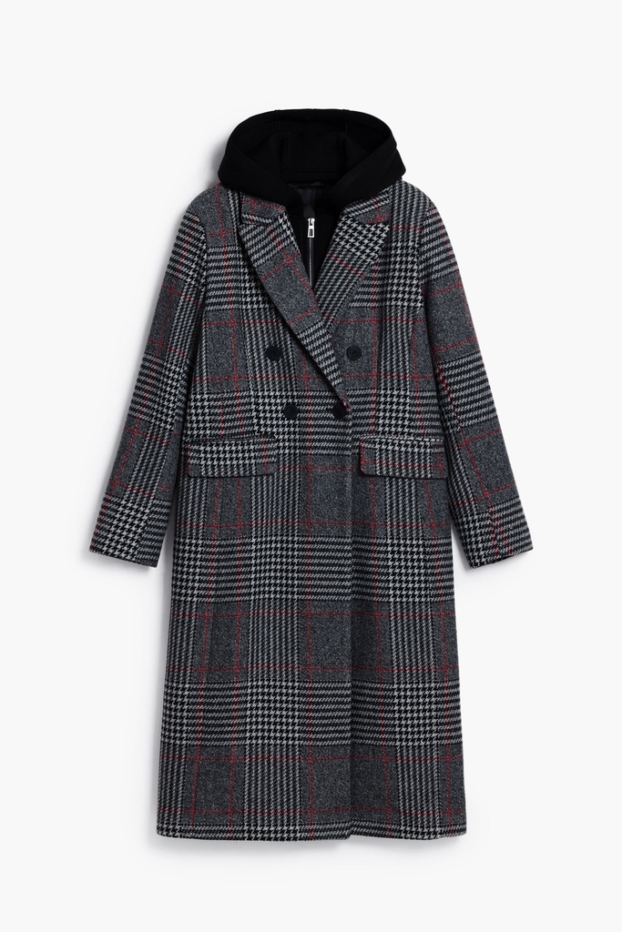 COAT_CAPUCHA_CHECK 2007 GRIS MEDIO