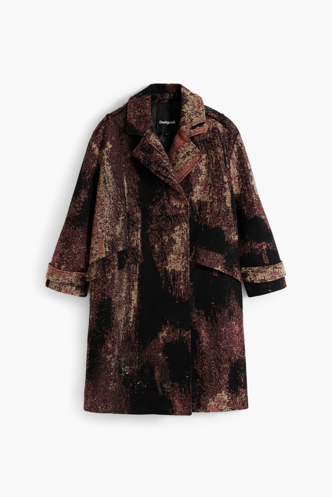 COAT_BRUSHED_LAC 6125 TORTOISE SHELL