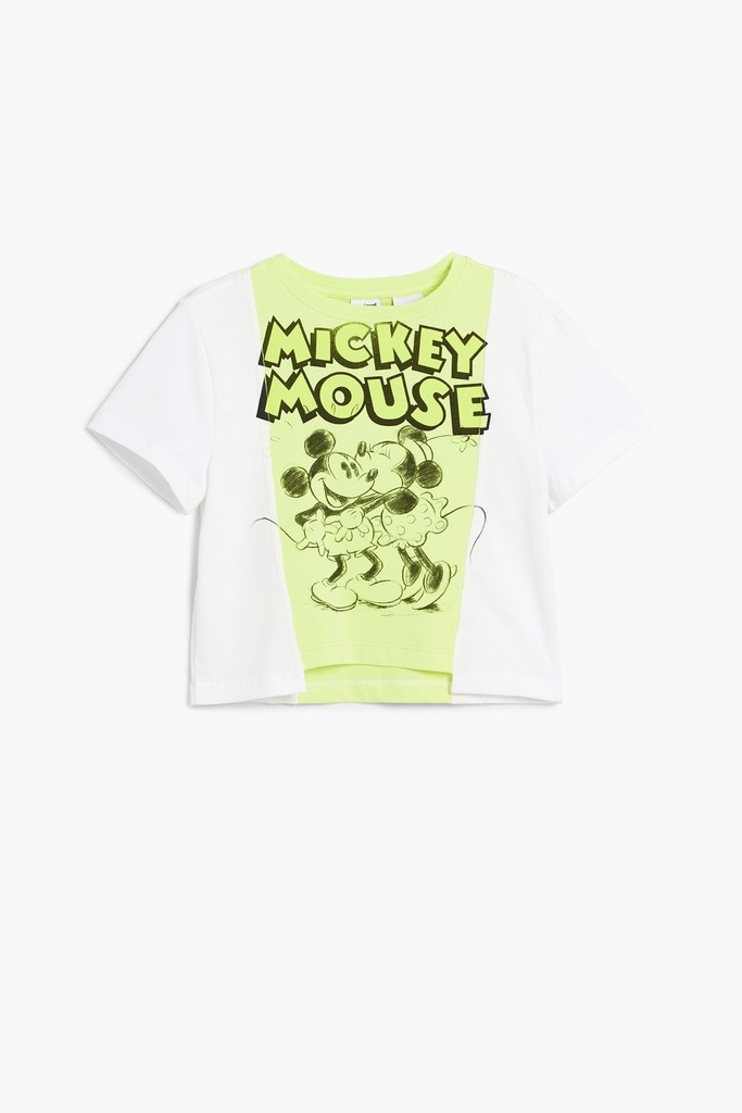 TS_KISS_MICKEY&amp; 8020 LIGHT YELLOW