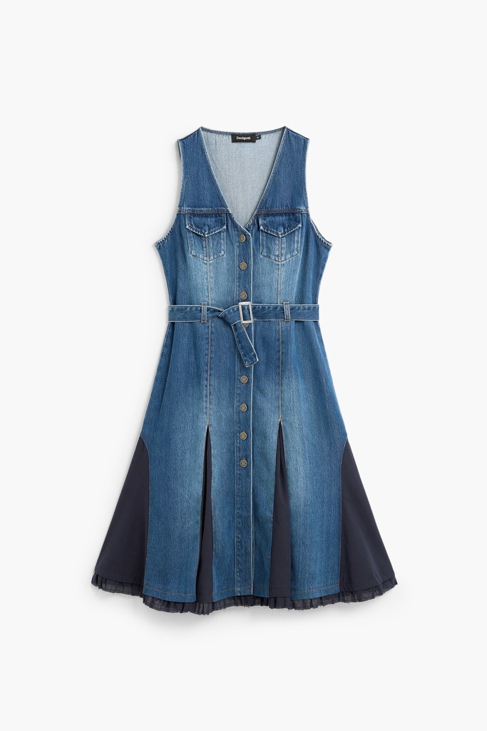 VEST_LYOCELL 5053 DENIM MEDIUM WASH