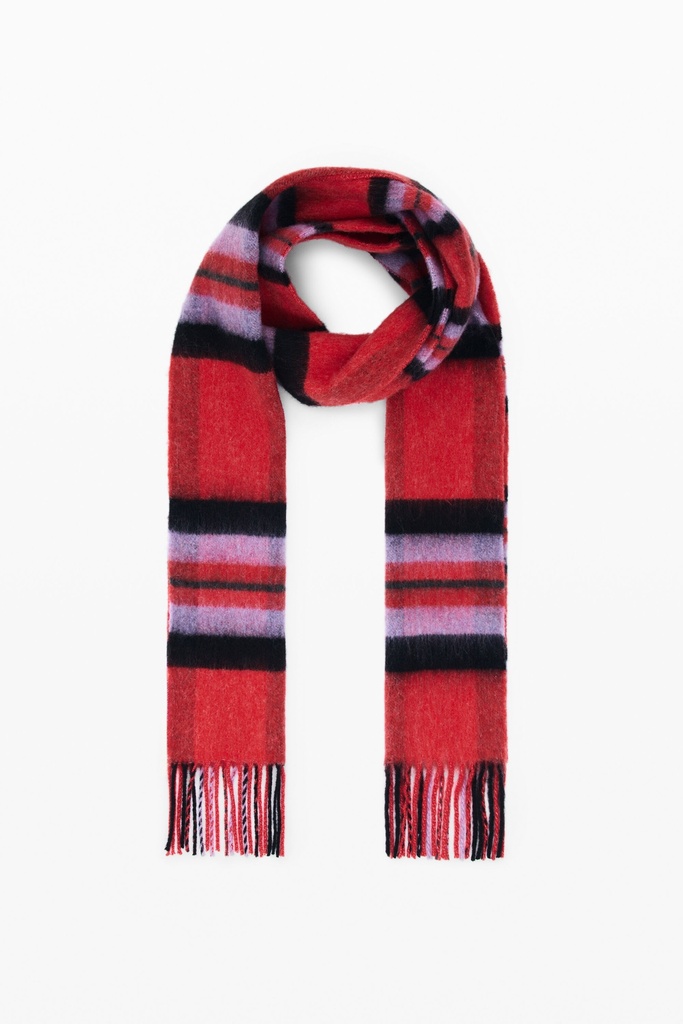 SCARF_REPRISE CHECKS 3004 BERENJENA