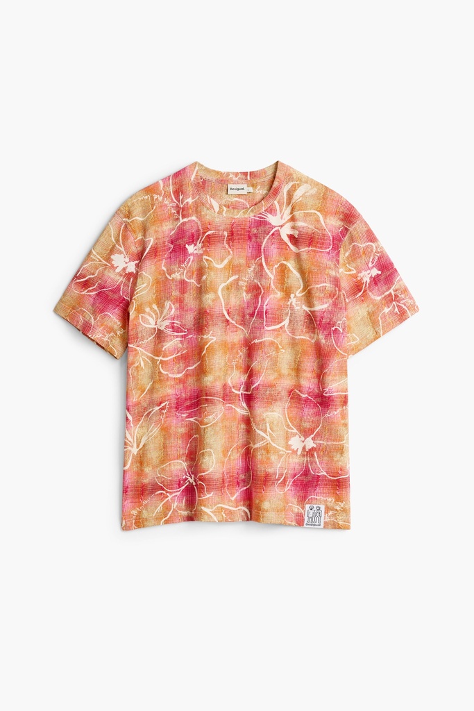 TS_PRINTED CHECKS 3067 CANDY PINK