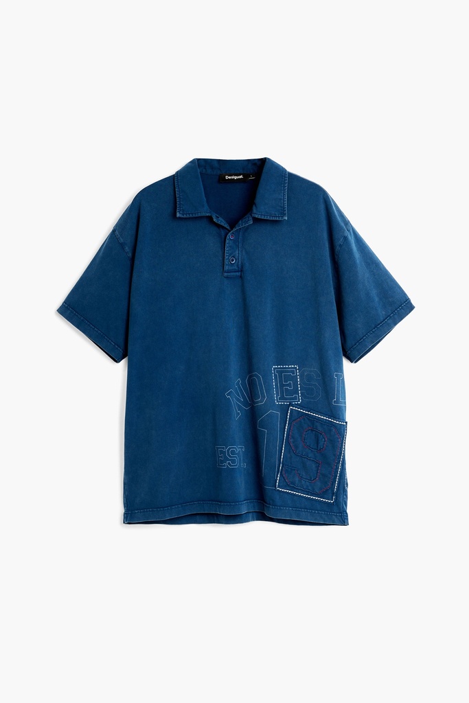 TS_POLO PATCH INDIGO 5001 MARINO