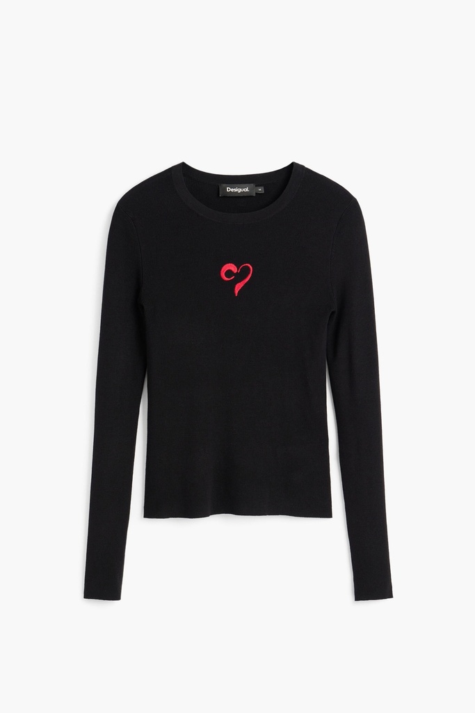 Fine heart sweater 