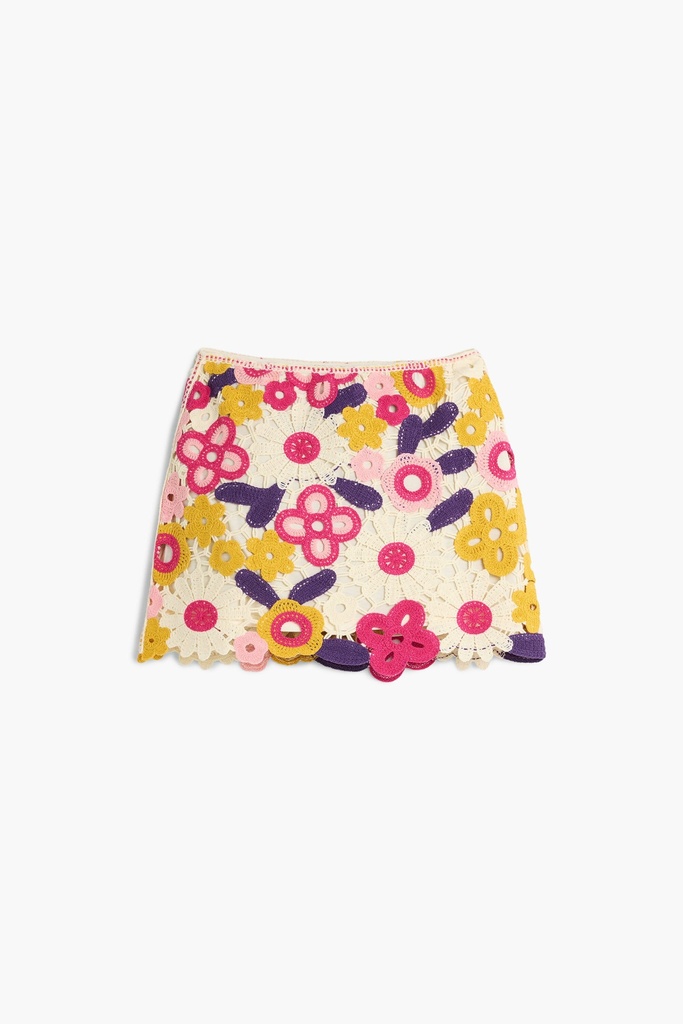 Mini crochet skirt 