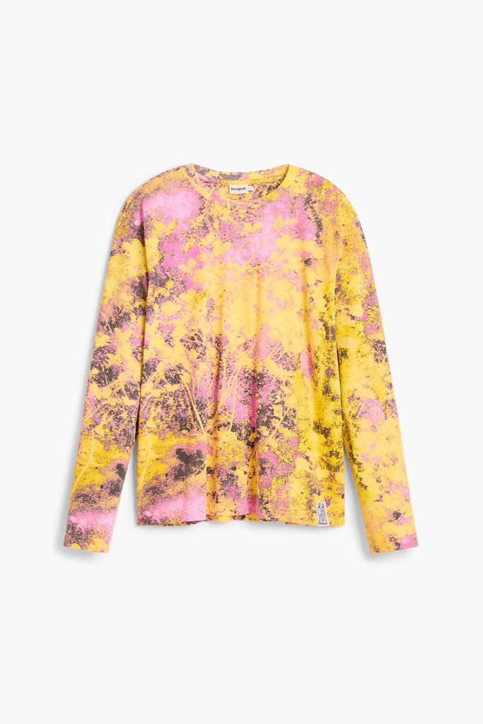 Embroidered printed t-shirt 