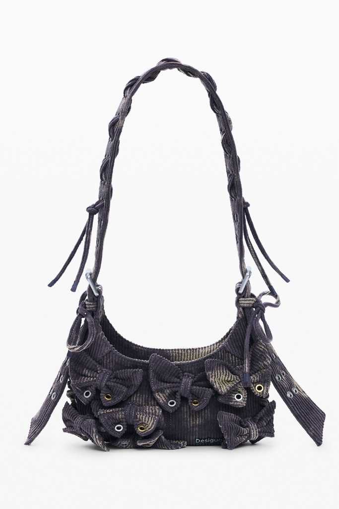 Medium cotton bow bag 