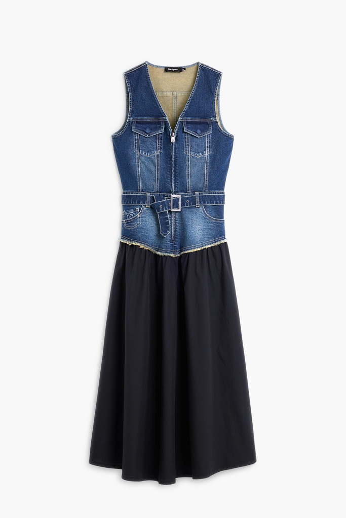 VEST_GIGI 5053 DENIM MEDIUM WASH