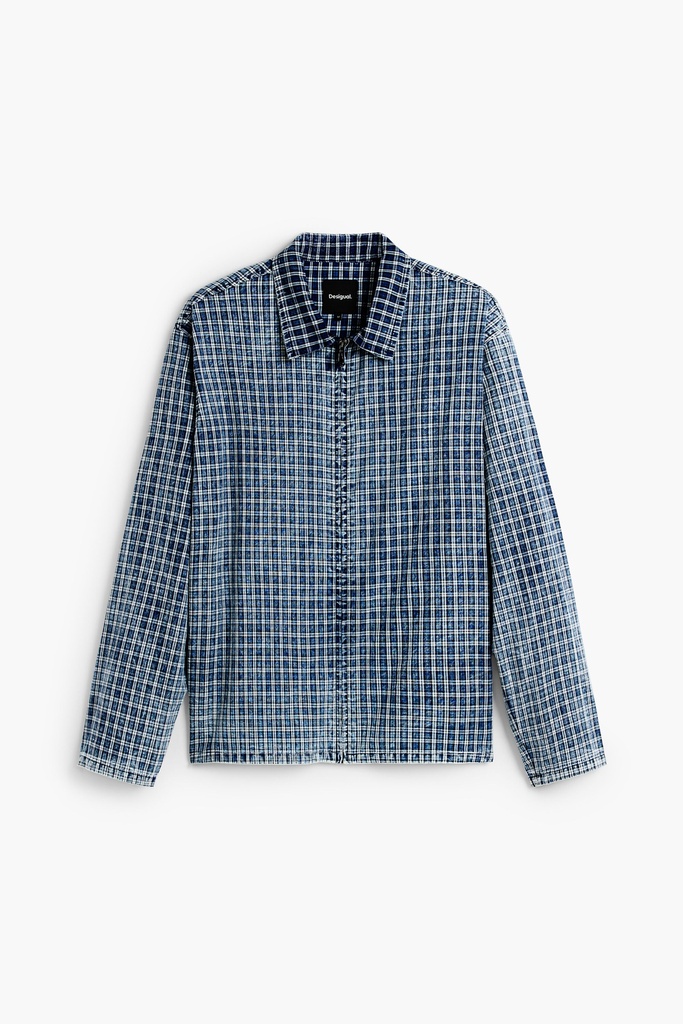 CAM_ZIPPER CHECKS 5028 AZUL PLOMO