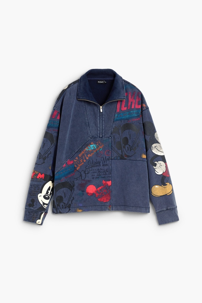 SWEAT_ MICKEY PATCH 5000 NAVY