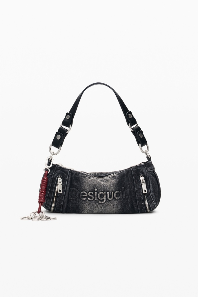 BAG_HALF LOGO D 2070 DENIM DARK GREY