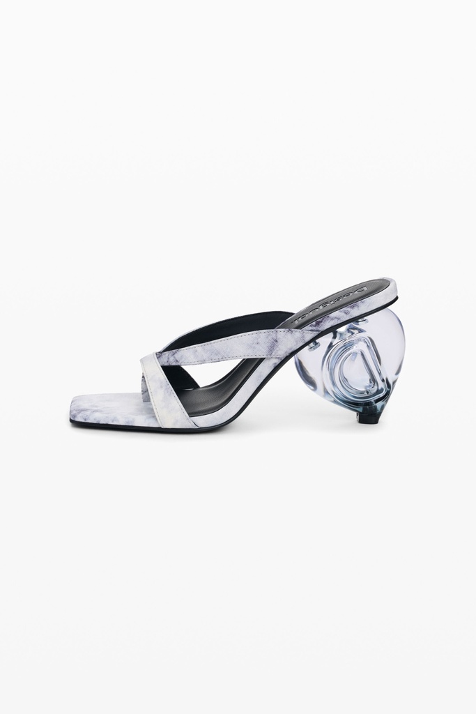 SANDAL SATIN BLACK 2000 NEGRO