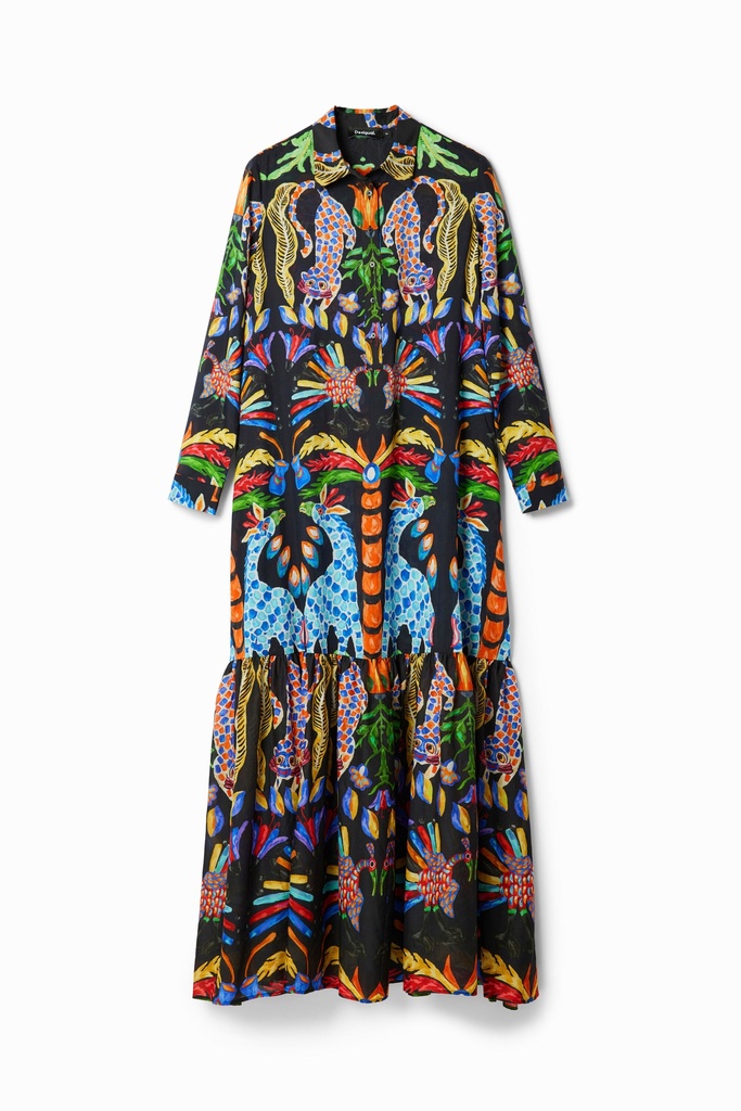 Stella Jean maxi shirt dress