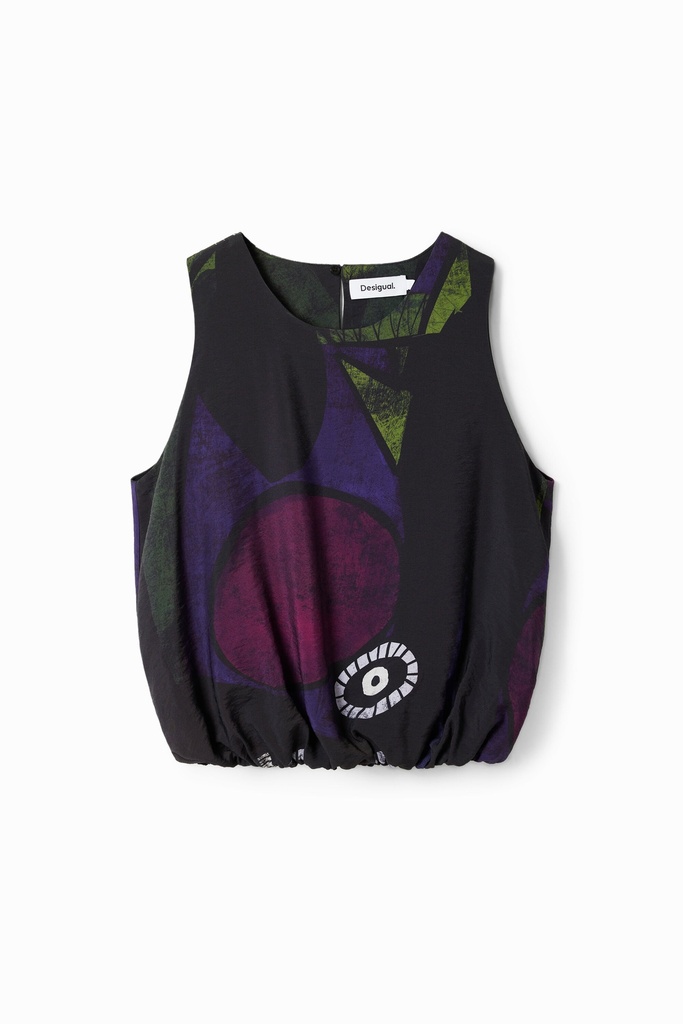 BLUS_FLOWERY_LACROIX 2000 NEGRO