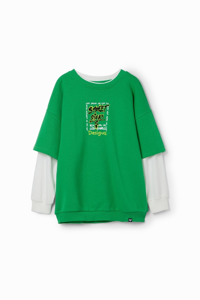 SWEAT_LEOPARDO 4036 VERDE AUSTRALIA