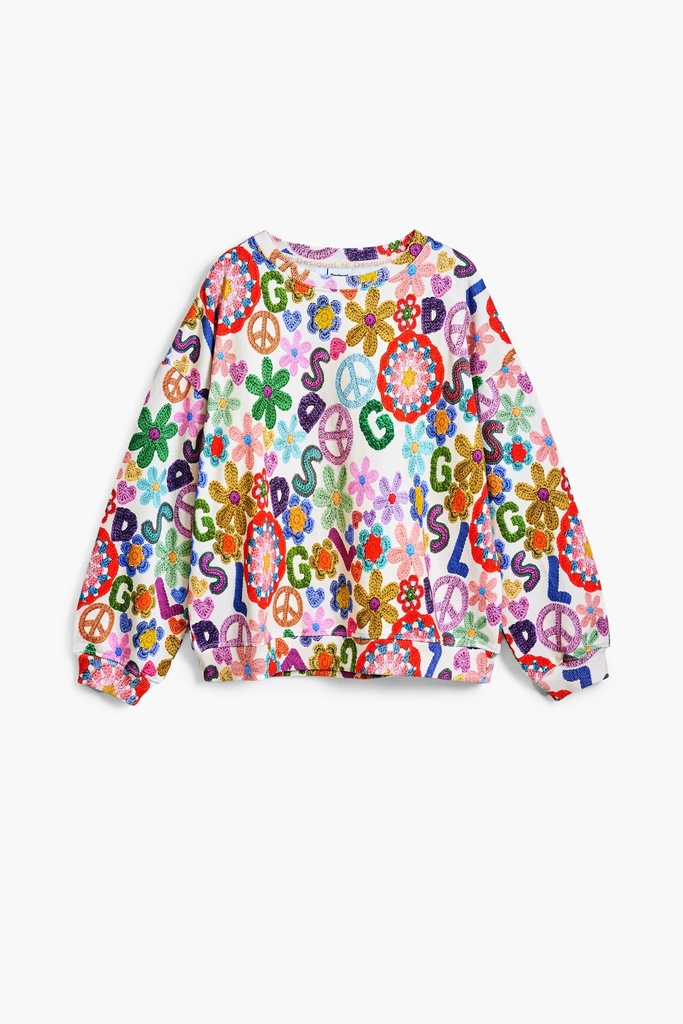 SWEAT_CROCHET 9019 TUTTI FRUTI