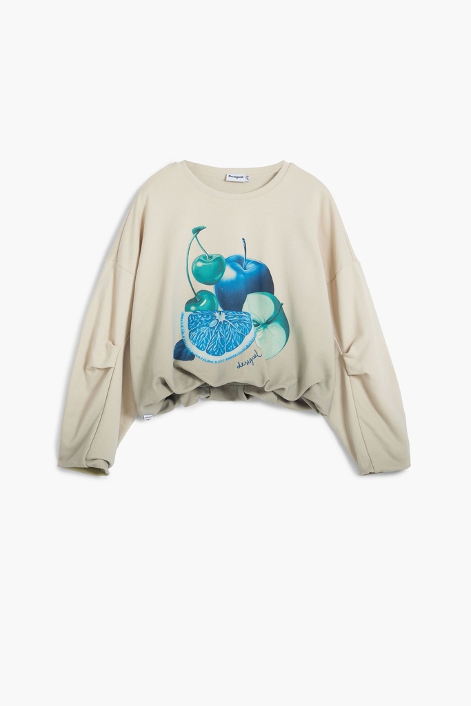 REPRIS_SWEAT_FRUITS 2023 GRIS CLARO