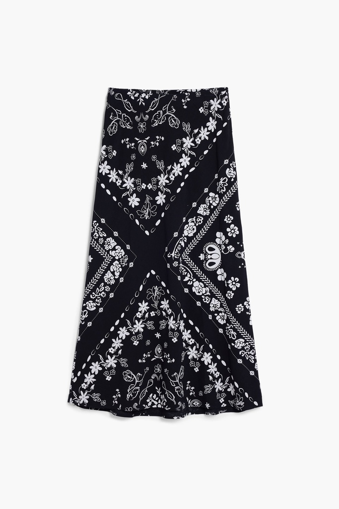 FALDA_BANDANANEGRA NEGRO