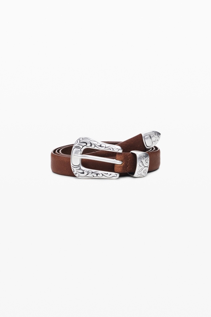 BELT_REPRISE_FIN 6049 MARRON WAMIBIA