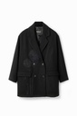 COAT_CLAVEL-LACROIX 2000 NEGRO