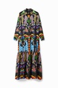 Stella Jean maxi shirt dress