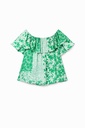 BLUS_ANAÏS 4026 VERDE TROPICAL