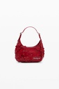 BAG_REPRISE RED FLOWER H 3000 CARMIN